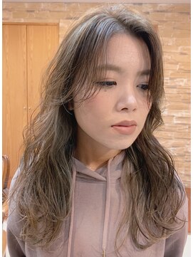 ラナシエン (RanaCien) RanaCien○池田　カーキーベージュhighlight　color