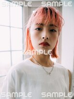 ヘアー アークス 上大岡店(hair ARKS)&nbsp;ピンク×ぱつっとボブARKS上大岡