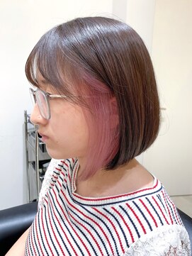 ミウミウヘア(miu miu hair) イヤリングカラー　Pink