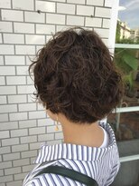 ヘアブランコブランコ 横浜(hair blanco_blanco)&nbsp;似合わせカット/くびれヘア/デザインカラー/艶ボルドー[横浜駅]