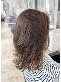 赤っぽさを消すくすみアッシュカラー◎