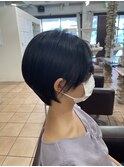 グラデーションショートボブ
