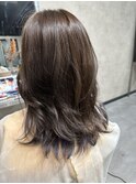 レイヤーたっぷりインナーカラー☆