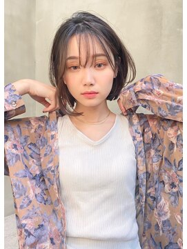 ロジッタ(ROJITHA) 【ROJITHA表参道原宿】透明感グレージュ×フレンチボブ
