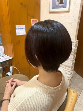 ヘアーアンドメイク エクリ 不動前店(Hair&Make equri) つやつや丸みショート
