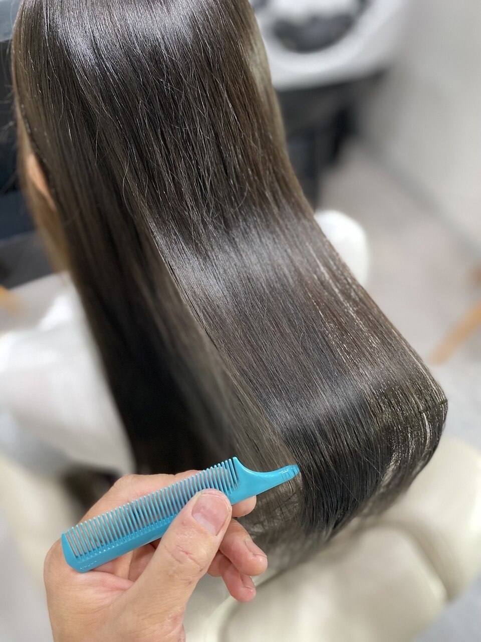 メンズ 髪質改善 施術イメージ