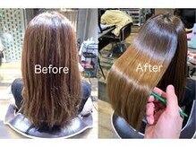 髪質改善『プレミアムエステ』を体験した９８%のお客様がご自身で違いを実感します！！