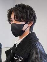 エルマーク 心斎橋(L-MARK)&nbsp;センターパート波巻きパーマスパイラルパーマツイストスパイラル