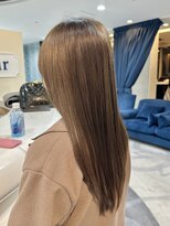 エアーアオヤマ(air-AOYAMA) 髪質改善カラーアッシュベージュ艶髪ロングヘア
