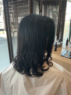ヘアースタジオ ピース(Hair Studio PEACE) ミディアム毛先ワンカールパーマ