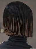 ボブ/前髪/前髪カット/ショート/カラー/縮毛矯正/韓国/髪質改善
