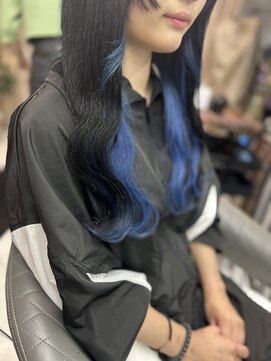 ルフレ 新宿本店1st(Reflet) インナーエクステ/ディープブルー