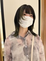 サラビューティーサイト 志免店(SARA Beauty Sight)&nbsp;【あんstyle】お洒落ウルフ＆グリーンブラック！