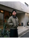 メンズカットスパイキーショートツーブロックメンズパーマ