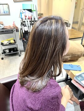 エイトタマプラ たまプラーザ店(EIGHT tamapla) 【EIGHT渡辺】白髪ボカシハイライト【たまプラ】