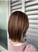 切りっぱなしボブ