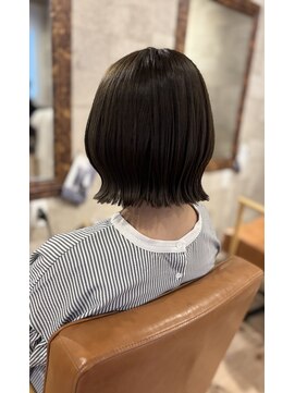 ヘアサロン アプリ(hair salon APPLI) ミニボブオリーブベージュ♪