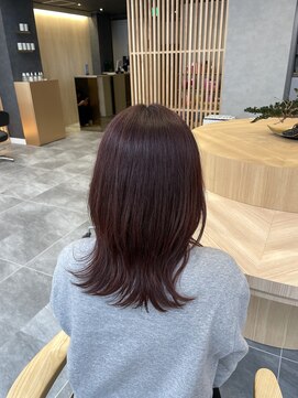 リファインド(REFINED) シンプルカジュアルミディー×カシスブラウン　立元