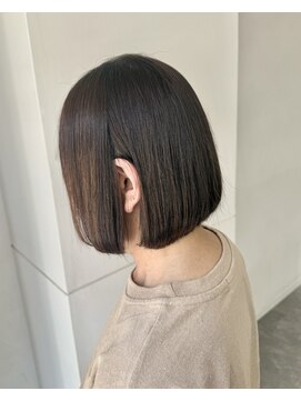 エンクス 天王町店(enx) ホワイトグレージュデジタルパーマミニウルフ天王町NT61