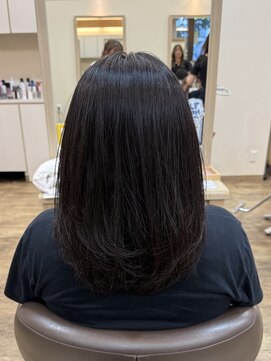 アルターリール(aL ter Rire) くびれヘア/アプリコットオレンジ/ハイライトカラー/杉田花乃