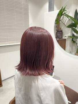 グラフ 立川(Graph.) ブリーチなしダブルカラー/ピンクブラウン