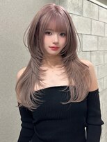 シーク 天神(SEEK)&nbsp;松尾菫菜/ハイトーン/レイヤーカット/韓国ヘア