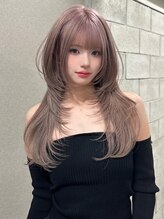 シーク 天神(SEEK) 松尾菫菜/ハイトーン/レイヤーカット/韓国ヘア