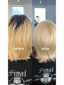 ミミ ブランシェ(Mimi Branche) ☆髪質改善/ブリーチ/ダブルカラー/縮毛矯正/インナーカラー