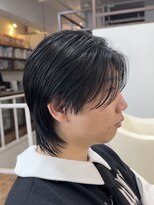 スタジオフォーエイチ(STUDIO 4H)&nbsp;センターパートウルフ/ルーズパーマ/ニュアンスパーマ/毛流れ