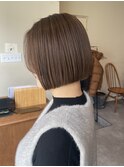 ボブ/透明感カラー/ベージュ