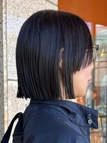 ゴーズゴー 吉祥寺(e)店(go s go)&nbsp;ぱつっとボブ/ミニボブ/顔まわりカット/切りっぱなしボブ