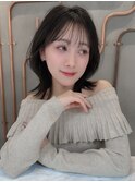 □丸みショートボブ/レイヤー/20代30代40代50代/顔周りカット