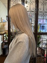 ロチカバイドールヘアー 心斎橋(Rotika by Doll hair) ホワイトミルクティー