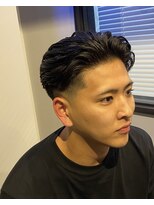 スウェルホワイト(SWELL WHITE) かきあげフェードスタイル
