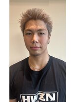 ヘアサロン エン(hair salon en.)&nbsp;黄ばみを抑えた透明感◎人気のホワイトベージュ！
