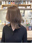 グレージュ/デザインカラー/ハイライトカラー30代40代髪型i40