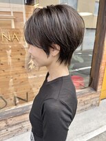 ルーナヘアー(LUNA hair)&nbsp;ハンサムショート/ナチュラル/ベージュ/くびれショート/20代30代