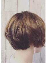 ヘアーサロン アッタ(hairsalonATTA) くせ毛を生かした丸みのあるショートボブ