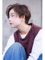 レニーバイエース(LANY by ACE)&nbsp;【LANY 横浜】かきあげパーマショート×アッシュブラウン