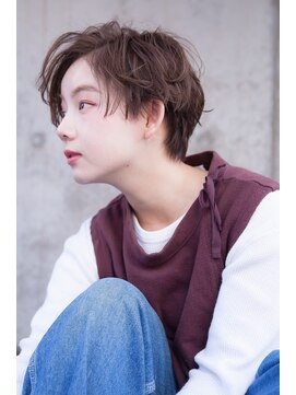 レニーバイエース(LANY by ACE) 【LANY 横浜】かきあげパーマショート×アッシュブラウン