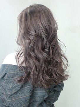 アルバム 銀座(ALBUM GINZA) ラベンダーグレー_ショートパーマエアリーミディ_ba313772