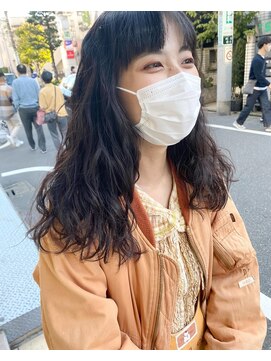 アッシュ 下北沢店(Ash) ロングのニュアンスハードパーマ