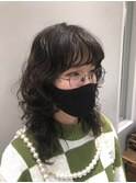 低温デジタルパーマで作るおしゃれウルフパーマヘア