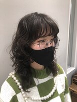 低温デジタルパーマで作るおしゃれウルフパーマヘア