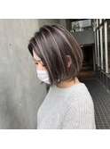 ショート×コントラストハイライト