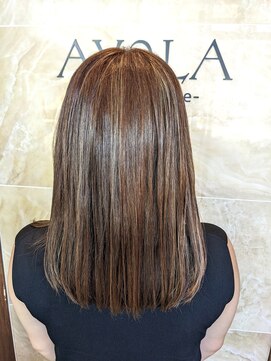 アヤラ オーガニックアンドスパ 東船橋店(AYALA) 【中村のぞみ】ハイライト×ベージュ