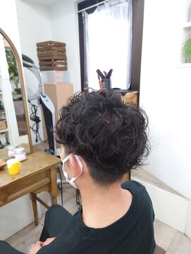 アーシェ 横浜店(A'SHE) メンズ パーマ ツーブロック 刈り上げ