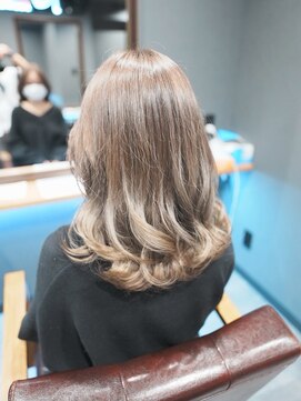 ボアップ 京橋店(boappu) #ミルクティーベージュ#ミルクティーカラー#ベージュ#ハイトーン