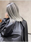 バレイヤージュ、ハイライト、ショコラアッシュ、グレージュ