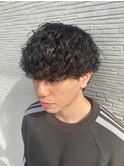 東大阪長瀬メンズ専門美容室ZONE波巻きマッシュパーマ